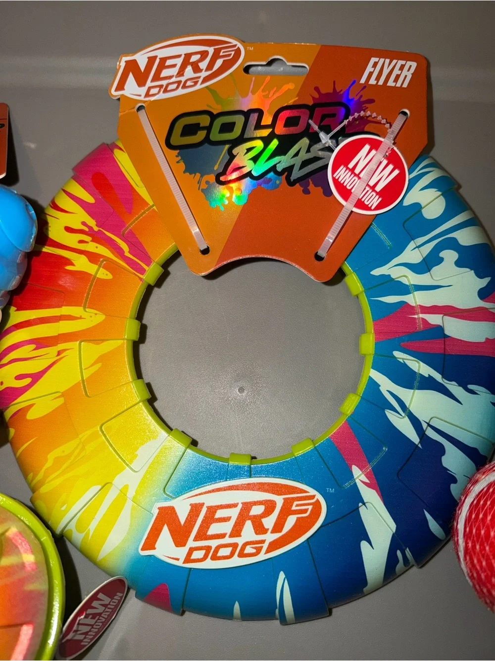 Nerf Color Blast Dog Toy Bundle!